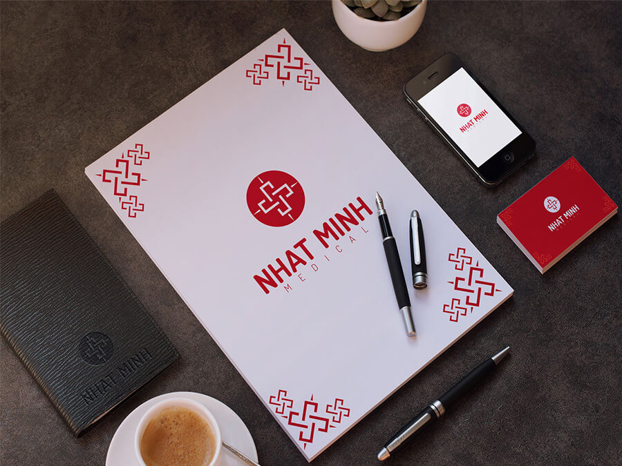 Thiết kế logo, CIP - Công ty thiết bị y tế Nhất Minh