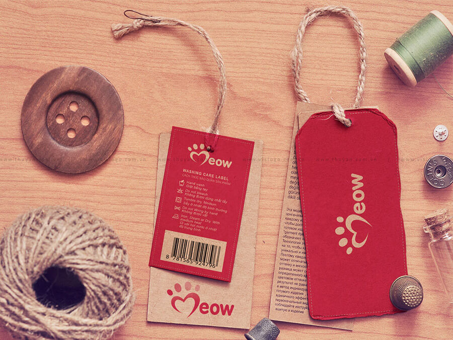 Thiết kế logo, CIP - Thương hiệu thời trang trẻ em MEOW