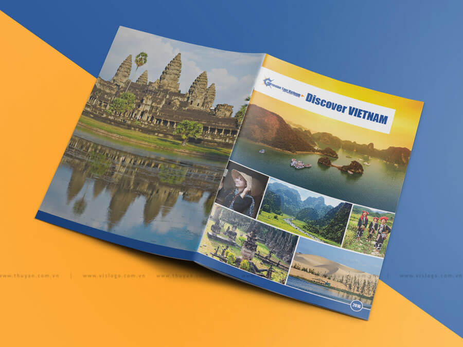 Thiết kế brochure _ Công ty du lịch Genuine Tour Việt Nam