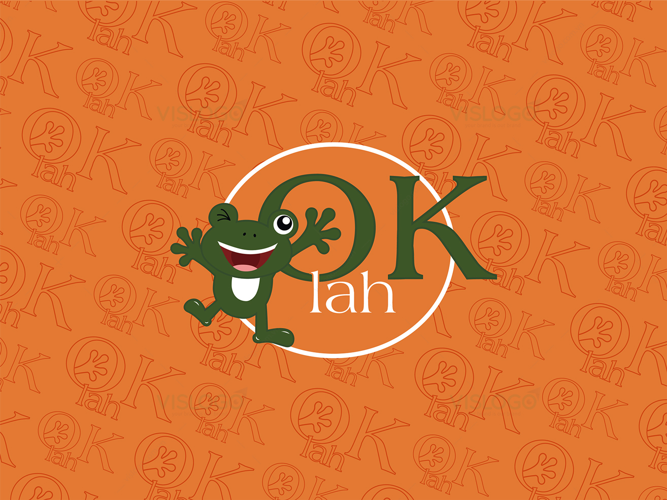 Thiết kế logo và nhận diện thương hiệu CHÁO ẾCH SINGAPORE OKLAH