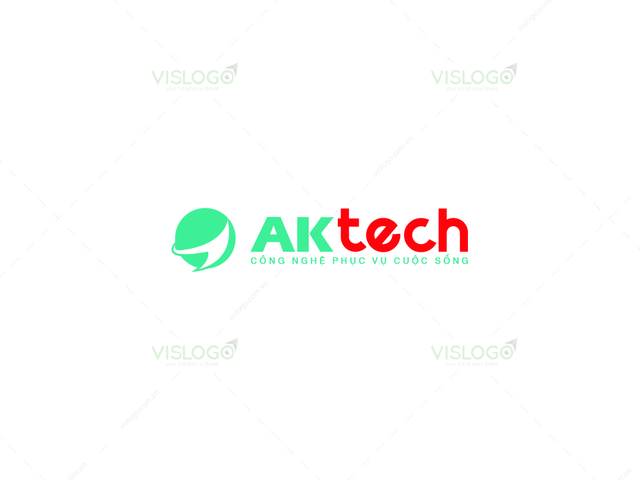 Thiết kế logo, nhận diện thương hiệu công ty khoa học công nghệ AKTECH VIỆT NAM