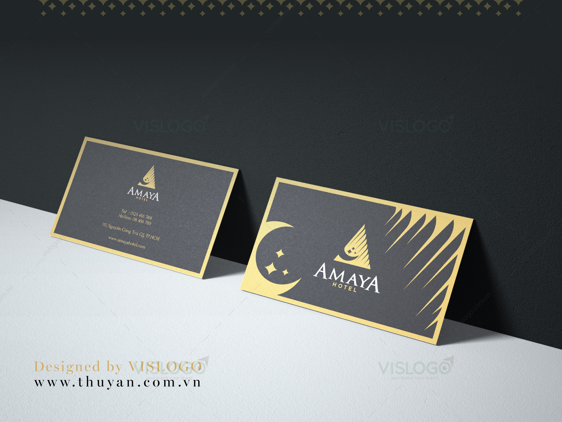 Thiết kế logo, nhận diện thương hiệu AMAYA HOTEL