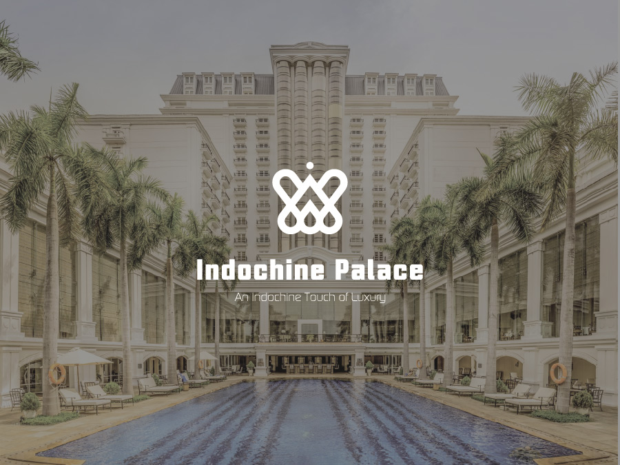 Thiết kế logo, nhận diện thương hiệu INDOCHINE PALACE - 5* HOTEL