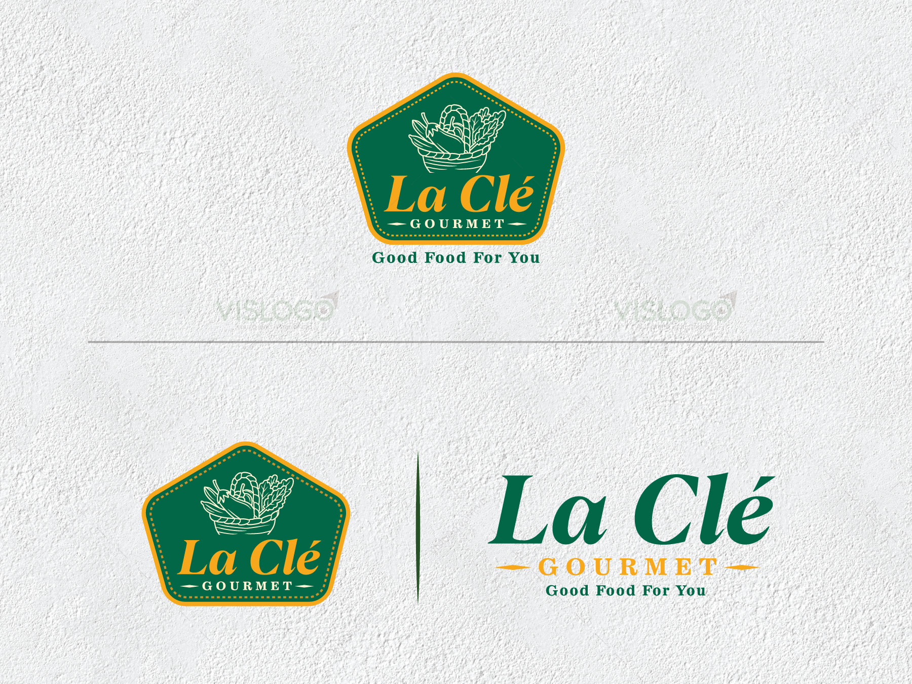 Thiết kế logo, nhận diện thương hiệu LA CLE Gourmet