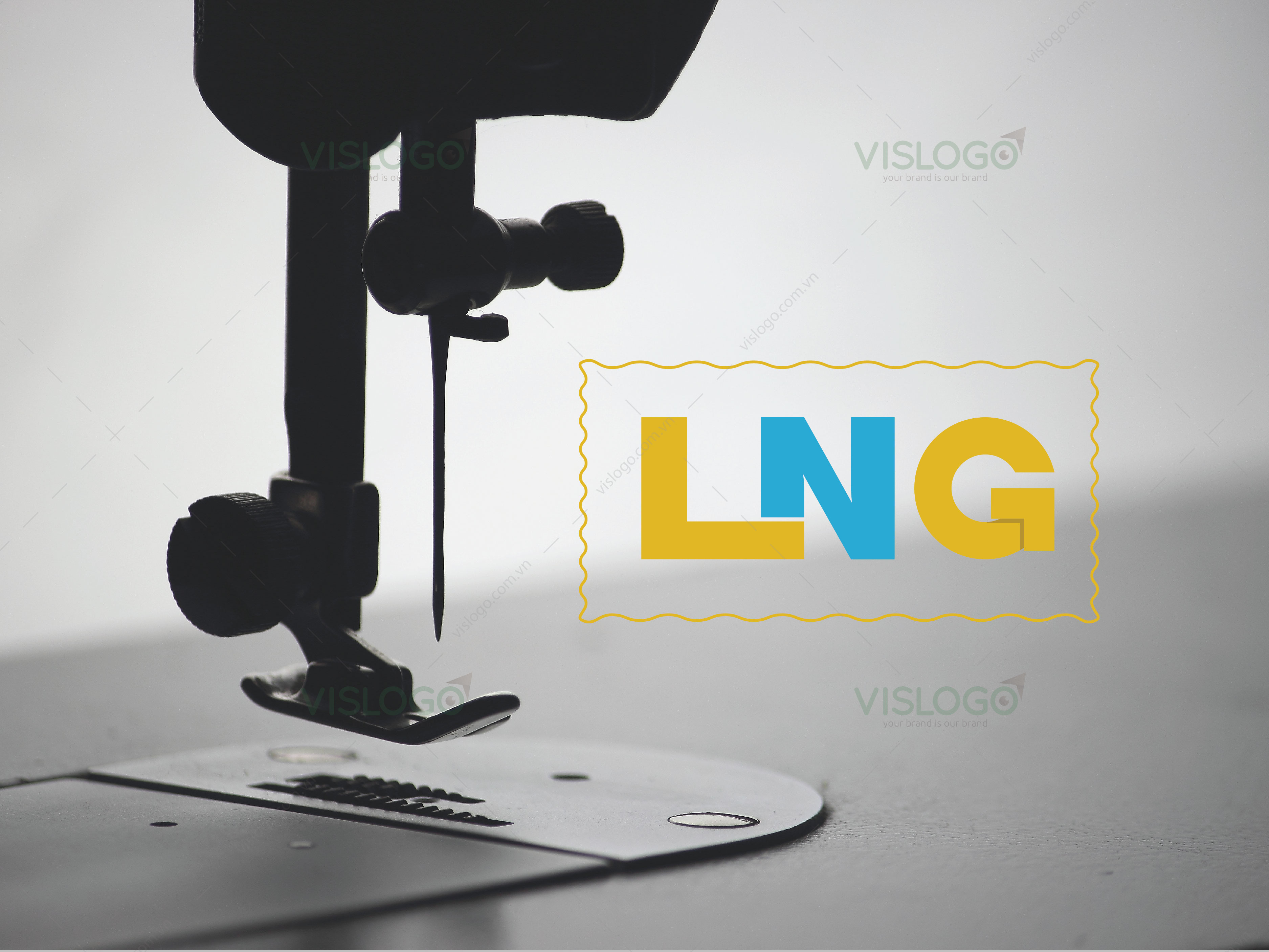 Thiết kế logo, nhận diện thương hiệu May Bắc Giang - LNG