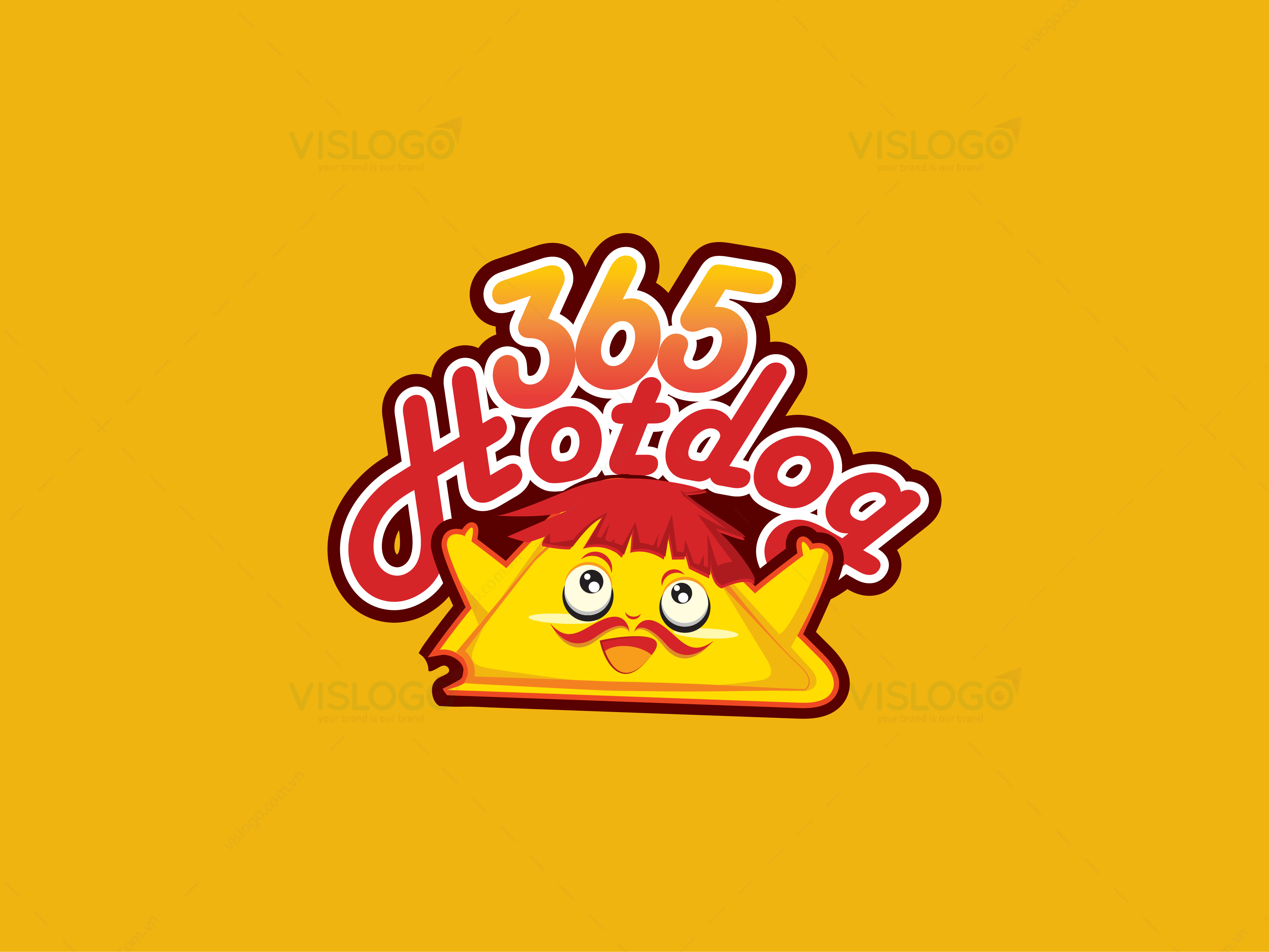 Thiết kế logo - Thương hiệu Hotdog 365