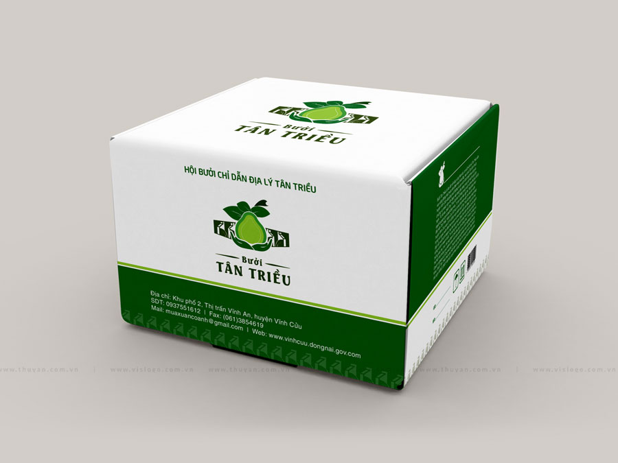 Thiết kế logo, CIP - Thương hiệu địa phương Bưởi Tân Triều
