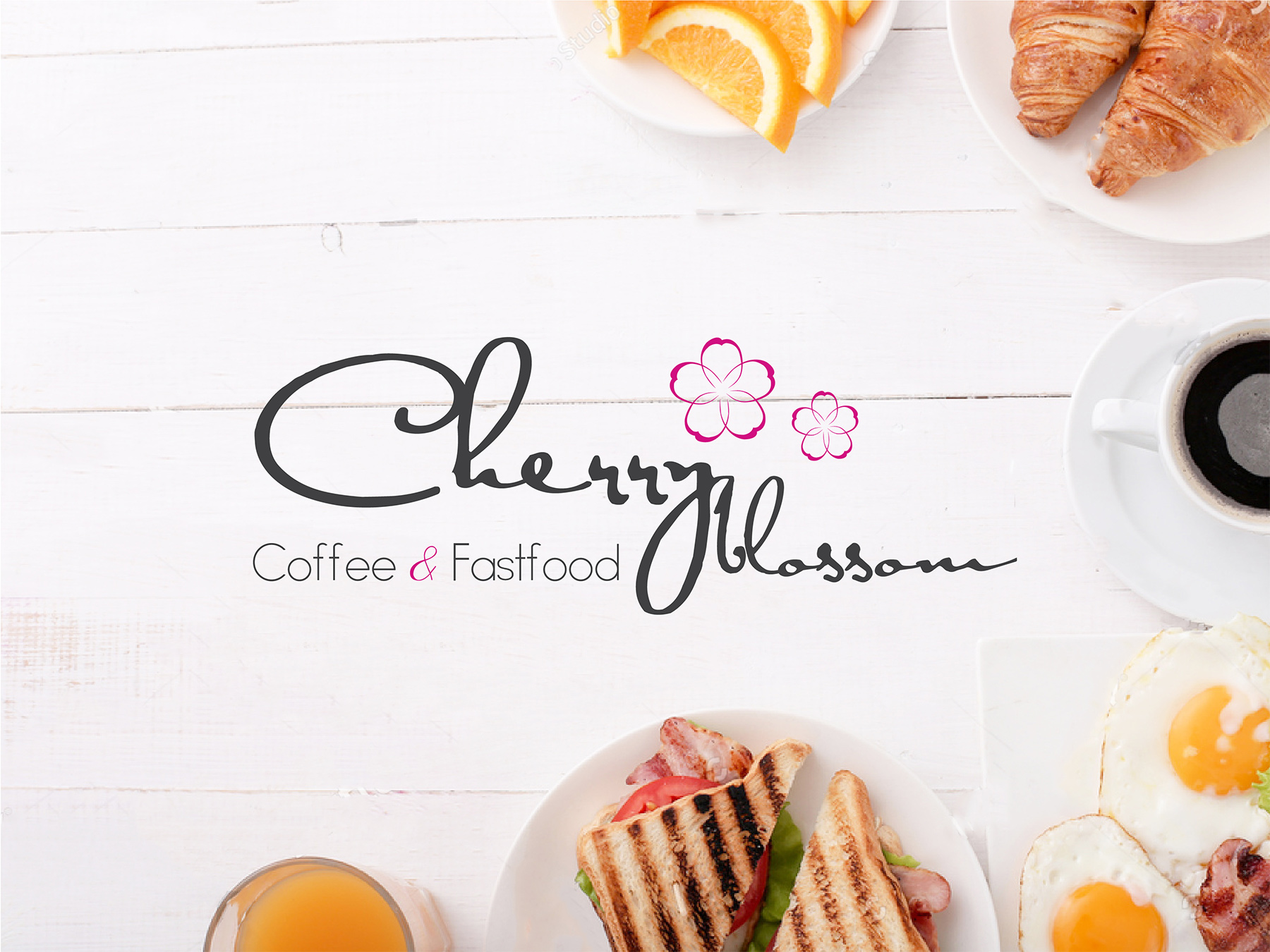 Thiết kế logo, CIP - Thương hiệu Cherry Blossom
